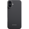 Чехол Pitaka Ultra-Slim Case для iPhone 16/16 Plus, черный