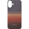 Чехол Pitaka Tactile Woven case для iPhone 16/16 Plus - Sunset 