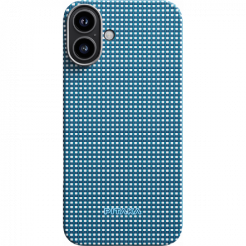 Чехол Pitaka Ultra-Slim Case для iPhone 16/16 Plus, Ocean Blue