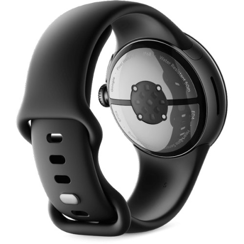 Pixel Watch 2 LTE Matte Black Case / Obsidian Active band