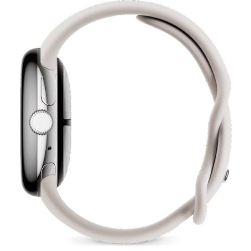 Pixel Watch 2 LTE Polished Silver Case / Porcelain Active Band