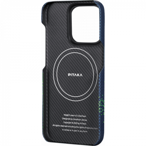 Чехол Pitaka StarPeak Luminous Tactile Woven case для iPhone 16 Pro/16 Pro Max , Milky Way Galaxy