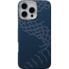 Чехол Pitaka Tactile Woven Snake Ridge для iPhone 16 Pro/16 Pro Max Max, Snowy Day