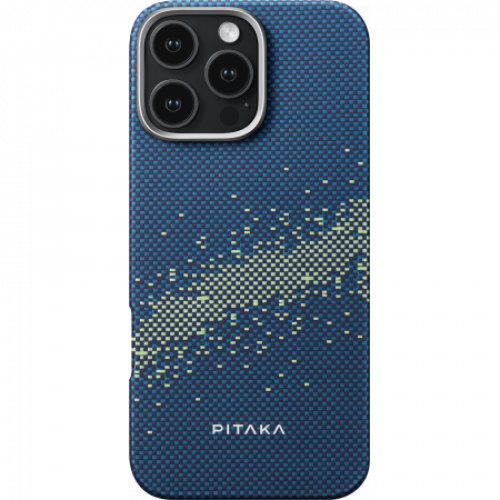 Чехол Pitaka StarPeak Tactile Woven case для iPhone 16 Pro/16 Pro Max, Milky Way Galaxy