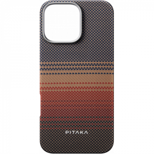 Чехол Pitaka Tactile Woven case для iPhone 16 Pro/Pro Max - Sunset