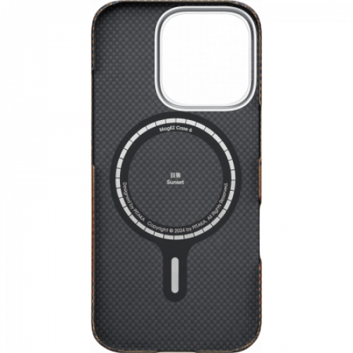 Чехол Pitaka Tactile Woven case для iPhone 16 Pro/Pro Max - Sunset