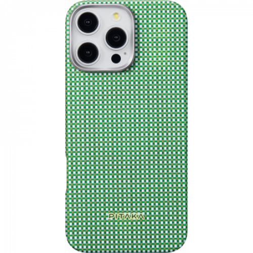Чехол Pitaka Ultra-Slim Case для iPhone 16 Pro/16 Pro Max, Forest Green