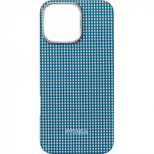 Чехол Pitaka Ultra-Slim Case для iPhone 16 Pro/16 Pro Max, Ocean Blue