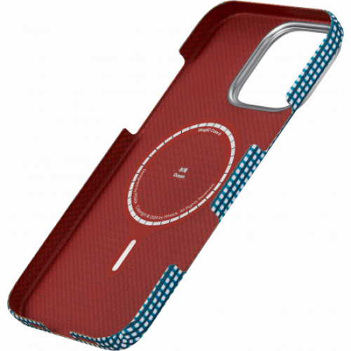 Чехол Pitaka Ultra-Slim Case для iPhone 16 Pro/16 Pro Max, Ocean Blue